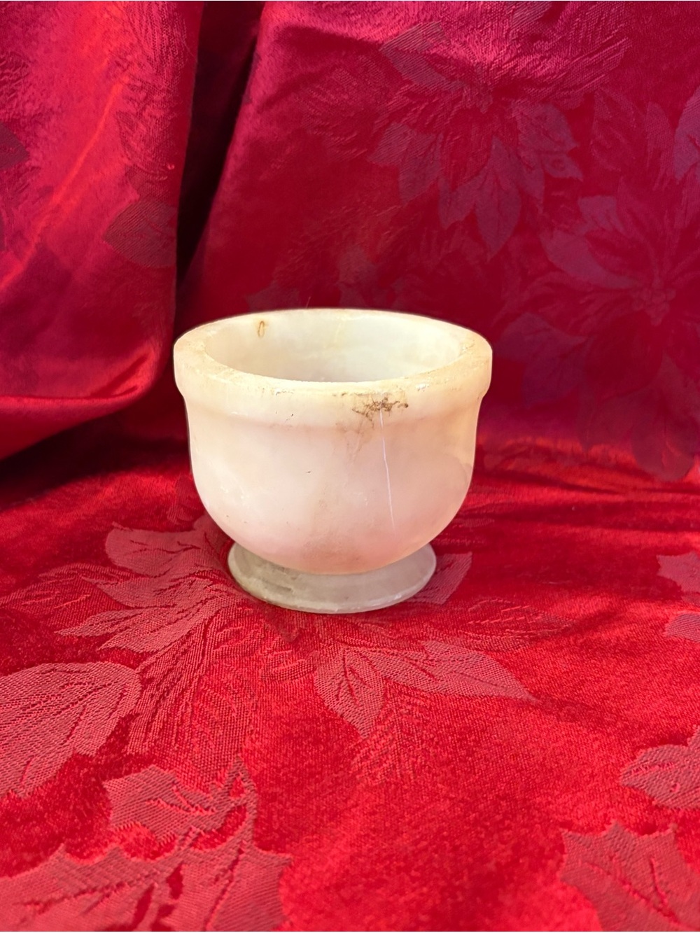 Marble/alabaster mortar